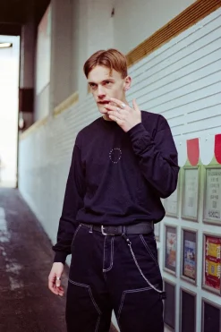 Colour Collective 'How Soon?' Longsleeve Tee - Black