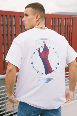Colour Collective 'Reach' Tee - Ash