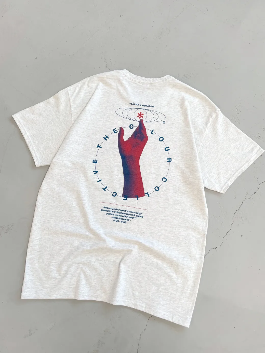 Colour Collective 'Reach' Tee - Ash