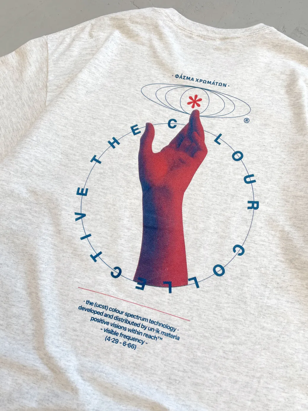 Colour Collective 'Reach' Tee - Ash