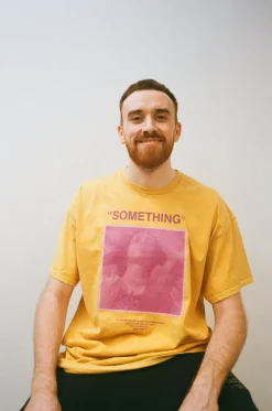 Colour Collective 'Something' Tee - Vintage Washed Mustard *100K CLUB*