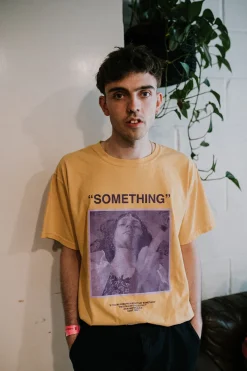 Colour Collective 'Something' Tee - Vintage Washed Mustard *100K CLUB*