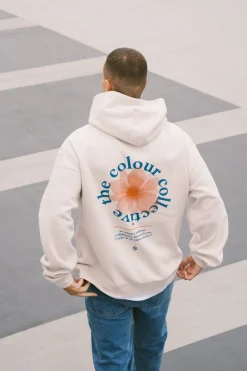 Colour Collective 'Wallflower' Hoodie - Bone