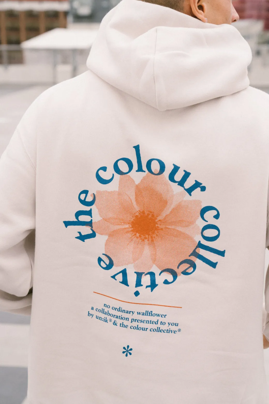 Colour Collective 'Wallflower' Hoodie - Bone