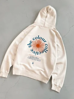 Colour Collective 'Wallflower' Hoodie - Bone