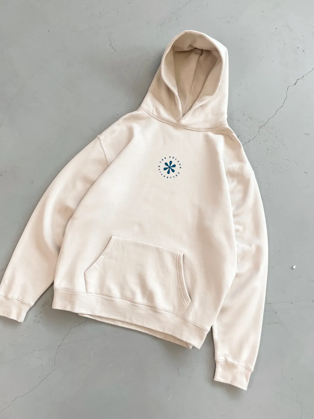 Colour Collective 'Wallflower' Hoodie - Bone