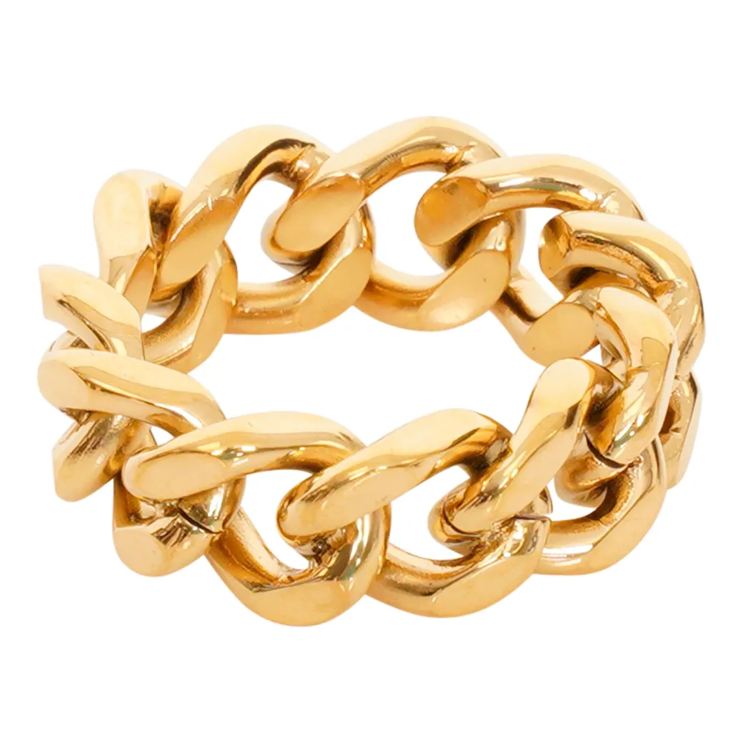 Cuban Ring - Gold / Silver
