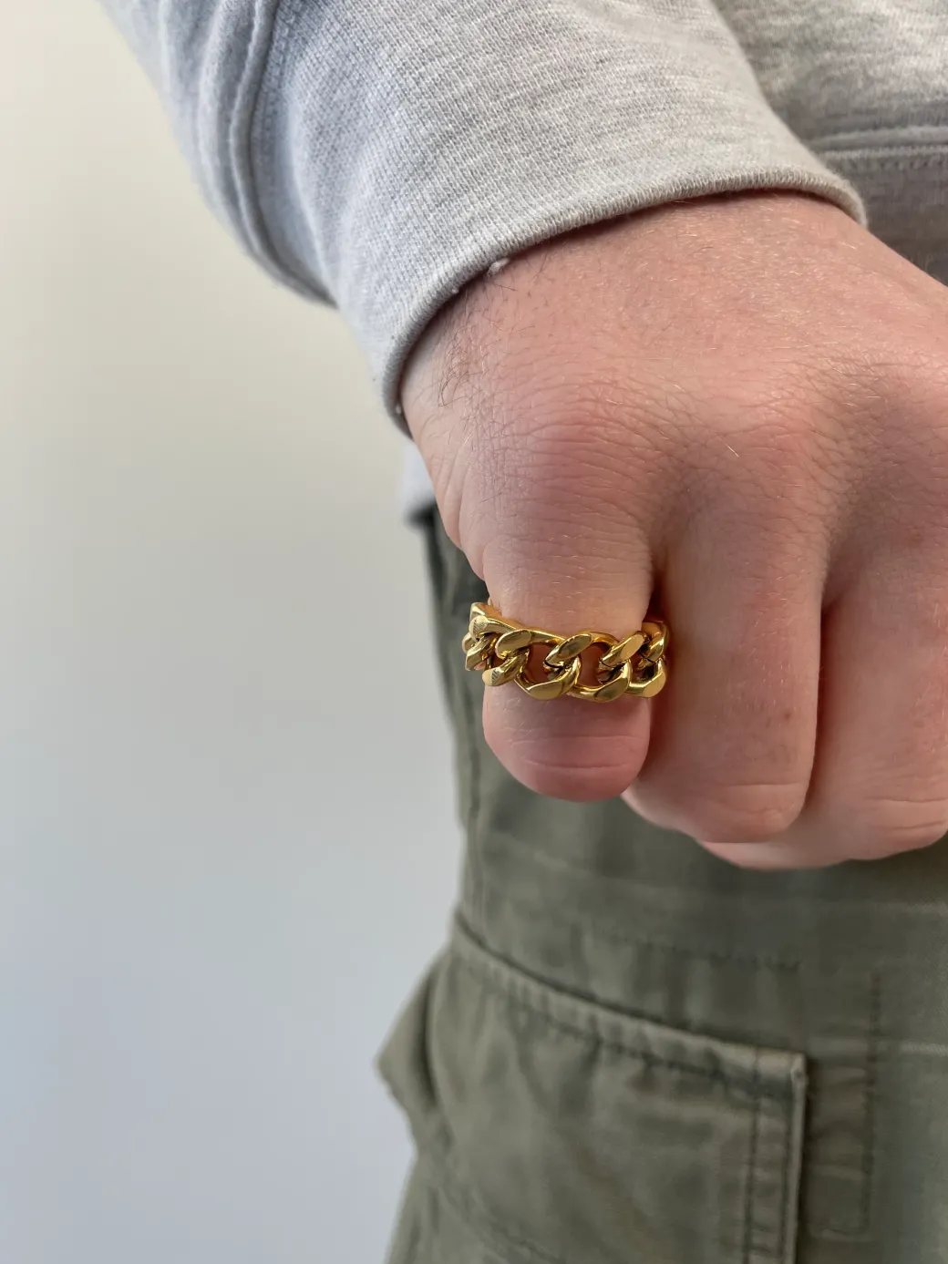Cuban Ring - Gold / Silver