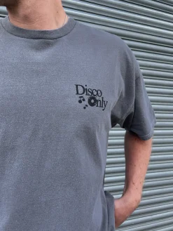 DISCO ONLY 'Business As Usual' Vintage Washed Tee - Black