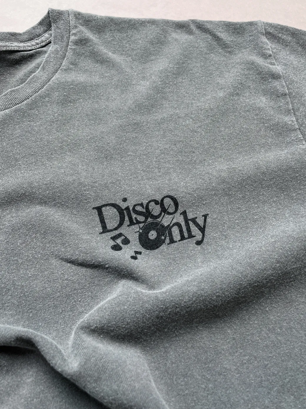 DISCO ONLY 'Business As Usual' Vintage Washed Tee - Black
