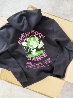 DISCO ONLY 'Everybody Dance' Hoodie - Black