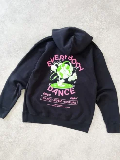 DISCO ONLY 'Everybody Dance' Hoodie - Black