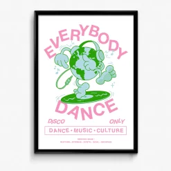 DISCO ONLY 'Everybody Dance' Print