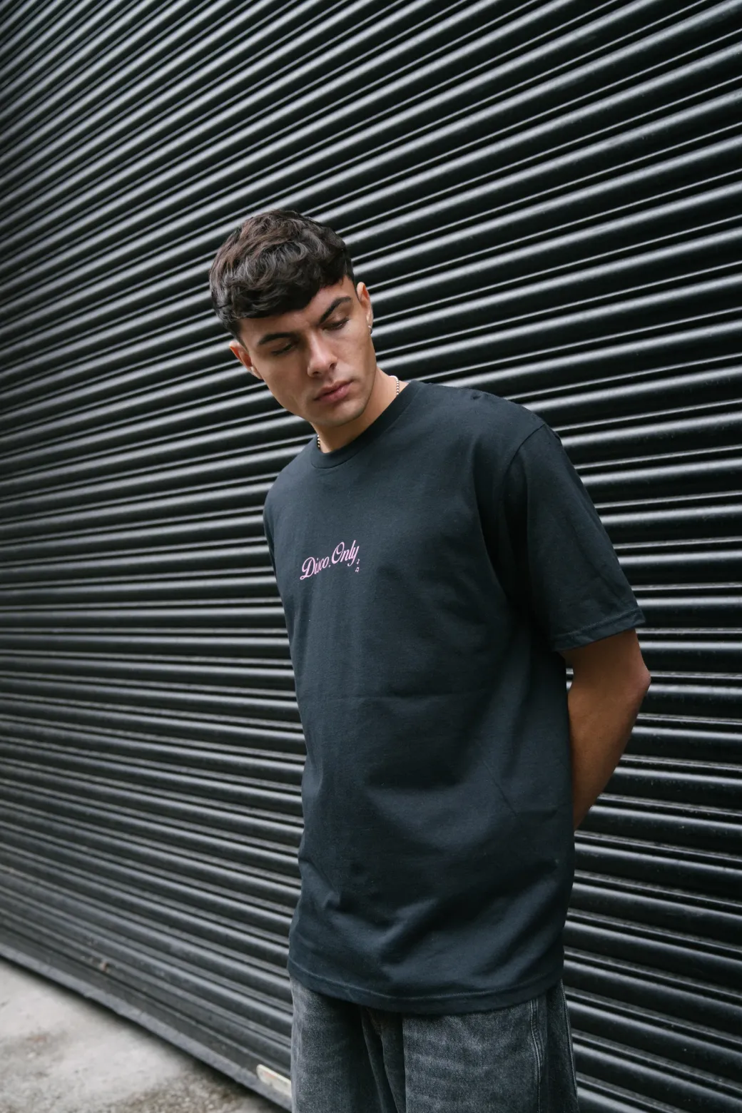 DISCO ONLY 'Italo Disco' Tee - Black