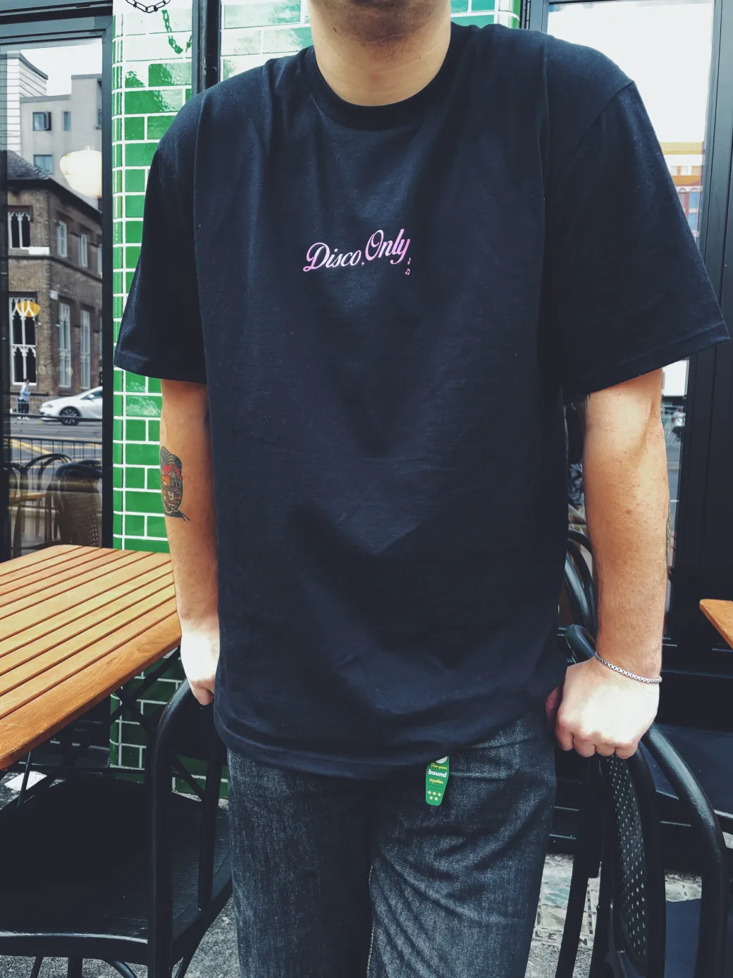 DISCO ONLY 'Italo Disco' Tee - Black