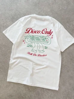 DISCO ONLY 'Italo Disco' Tee - White