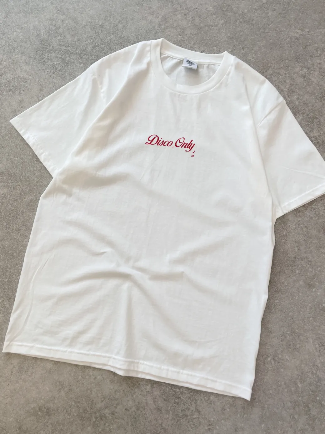 DISCO ONLY 'Italo Disco' Tee - White