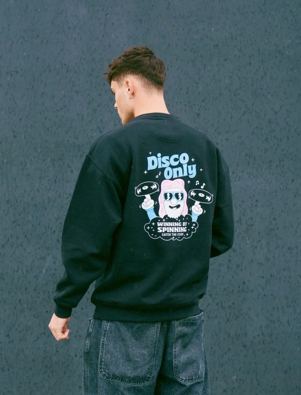DISCO ONLY 'NYC Disco' Sweater - Black
