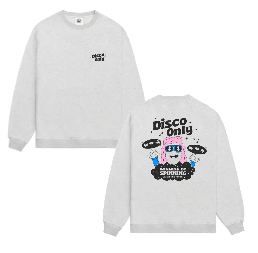 DISCO ONLY 'NYC Disco' Sweater - Grey