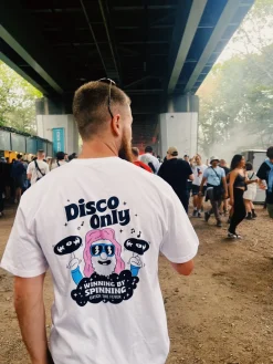 DISCO ONLY 'NYC Disco' Tee - White