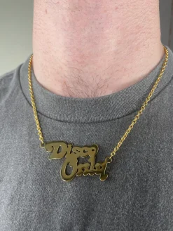 DISCO ONLY Pendant Necklace - Gold / Silver