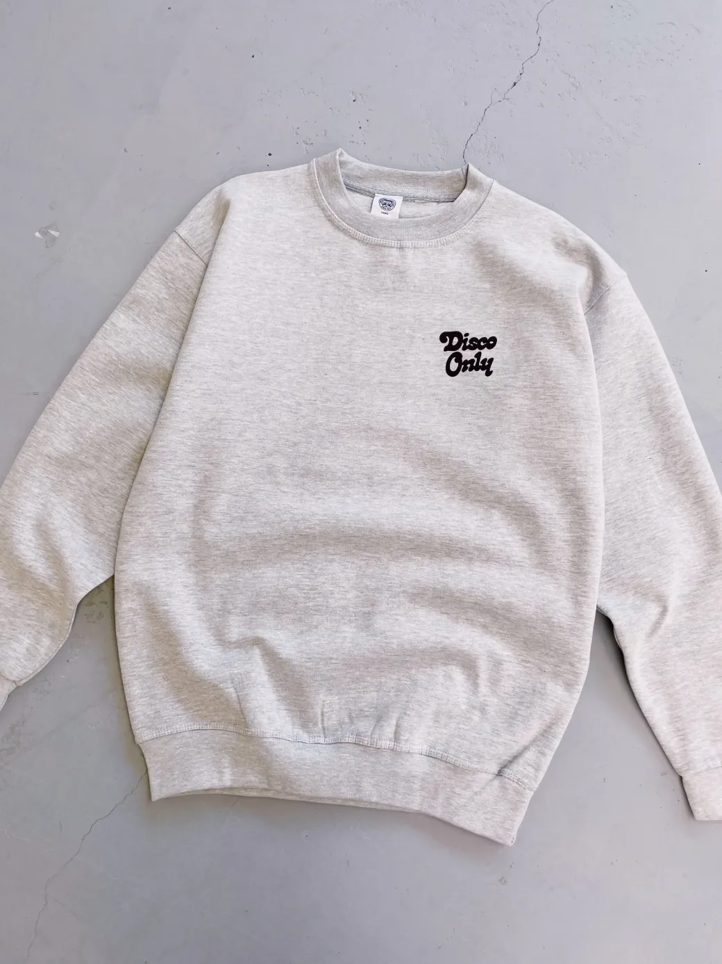 DISCO ONLY 'Play It Twice V2' Sweater - Grey