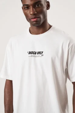 DISCO ONLY 'Play It Twice V5' Tee - White