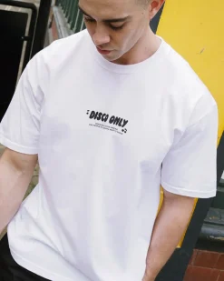 DISCO ONLY 'Play It Twice V5' Tee - White