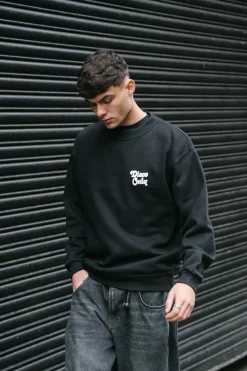 DISCO ONLY 'Play It Twice V2' Sweater - Black