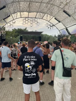 DISCO ONLY 'Play it Twice V2' Tee - Black