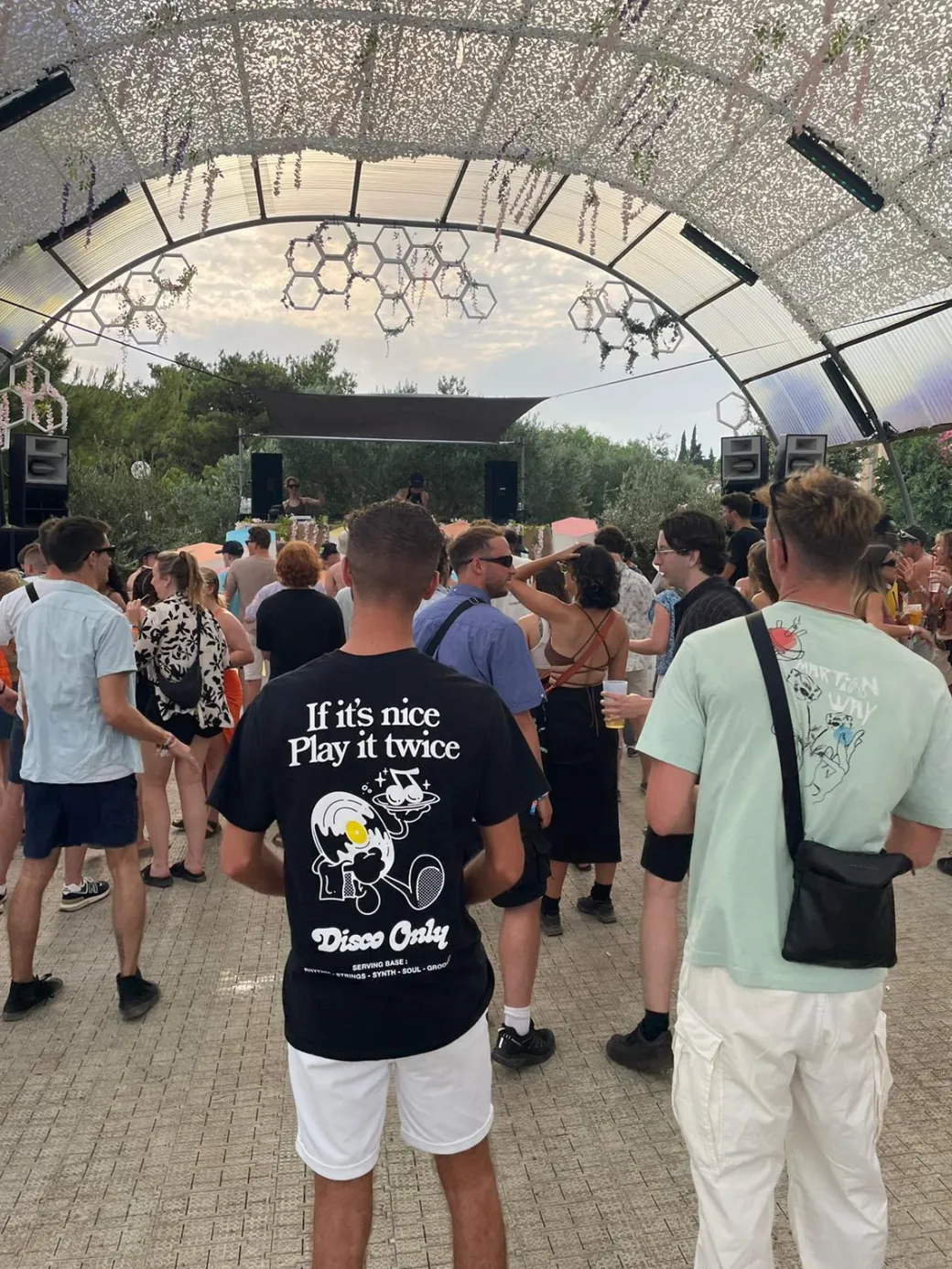 DISCO ONLY 'Play it Twice V2' Tee - Black