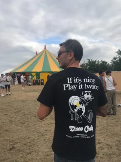 DISCO ONLY 'Play it Twice V2' Tee - Black