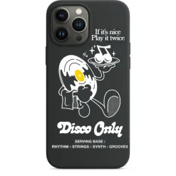 DISCO ONLY 'Play It Twice V2' Phone Case - Black