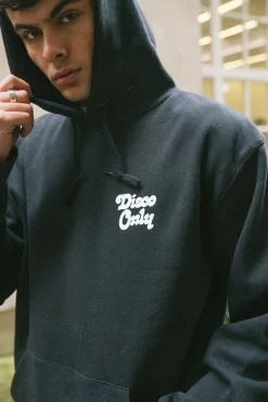 DISCO ONLY 'Play It Twice V2' Hoodie - Black