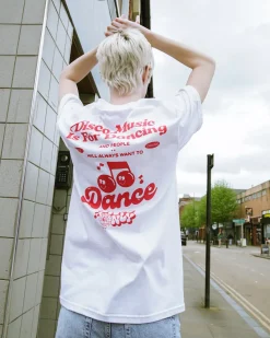 DISCO ONLY 'Retro Dancing' Tee - White