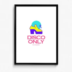 DISCO ONLY '80s Dance' Art Print