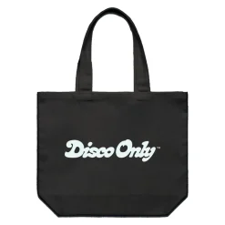 DISCO ONLY 'Script' Tote Bag - Black
