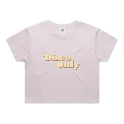 DISCO ONLY WMNS '70s' Cropped Tee - Orchid