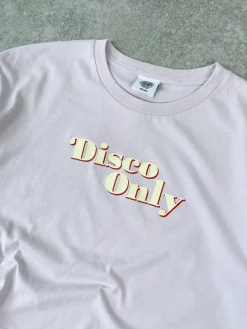 DISCO ONLY WMNS '70s' Cropped Tee - Orchid
