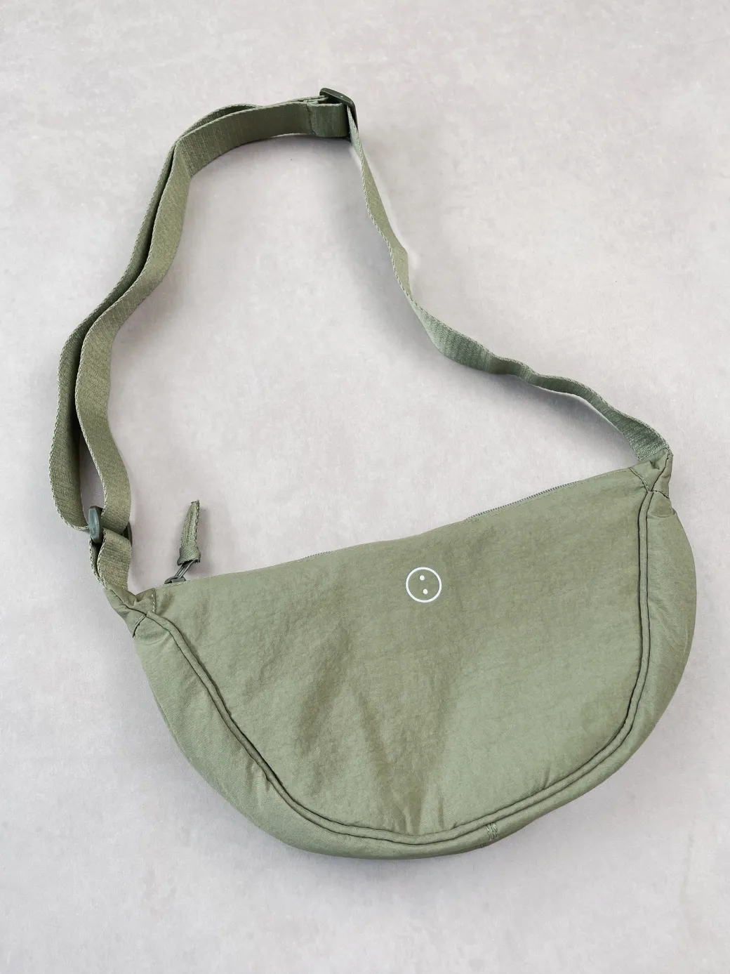 Essentials Oxford Nylon Cross Body Bag - Olive