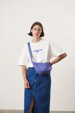 Essentials Oxford Nylon Cross Body Bag - Blue