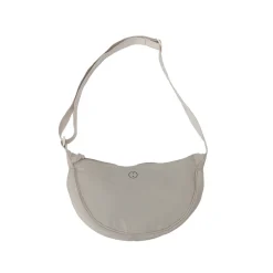 Essentials Oxford Nylon Cross Body Bag - Beige
