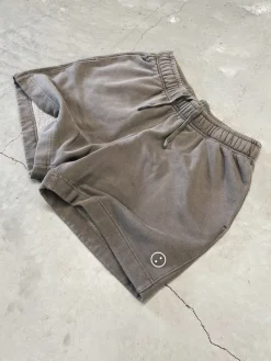 Essentials Premium Faded Jogger Shorts - Vintage Grey