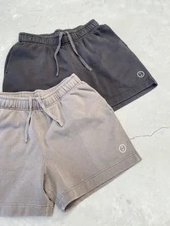 Essentials Premium Faded Jogger Shorts - Vintage Grey