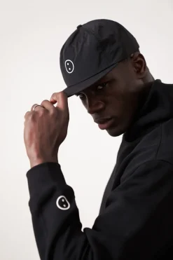 Essentials Premium Snapback Cap - Black