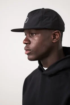 Essentials Premium Snapback Cap - Black