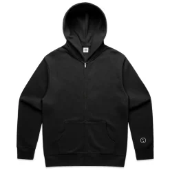 Essentials Premium Zip Up Hoodie - Black