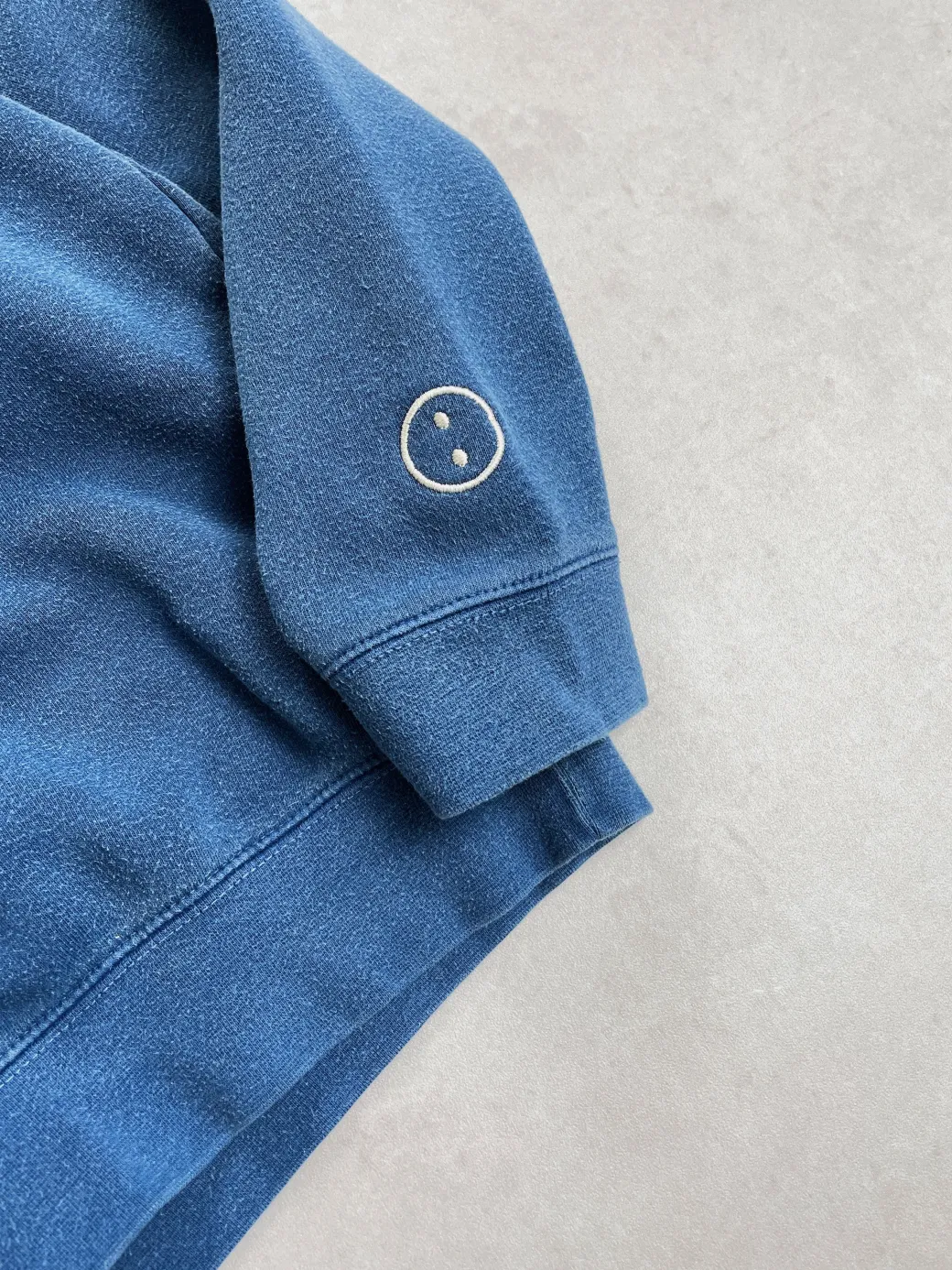 Essentials Vintage Washed 1/4 Zip Sweatshirt & Jogger Set - Navy