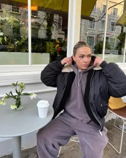 Essentials Vintage Washed Hoodie & Jogger Set - Cocoa