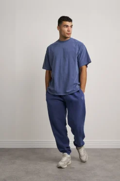 Essentials Vintage Washed Joggers - Navy